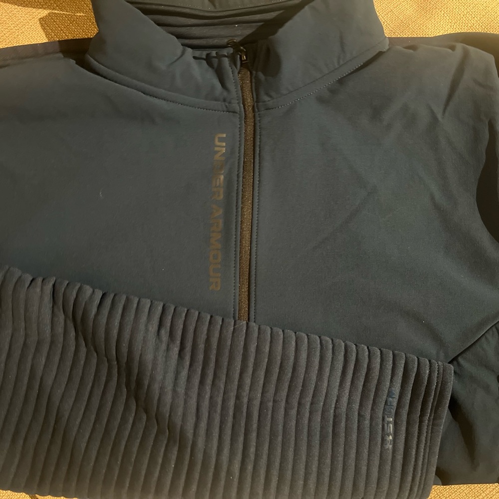 Under Armour- Men’s Cold Gear (Storm) - Marine Blue Zip Sweater